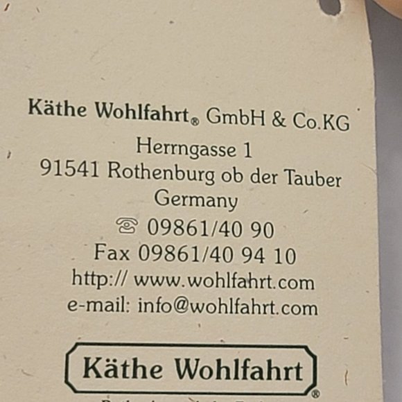 holz knoddl by Kathe Wohlfahrt Roving German Wine Merchant Only Top Decorate - Picture 12 of 16